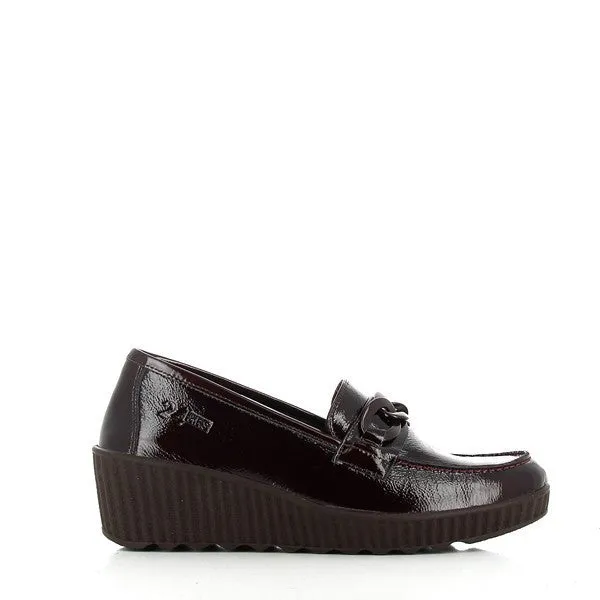24 Hrs 23801 Burgundy Loafers