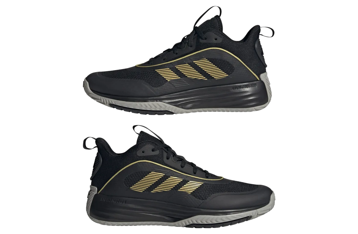 .ADIDAS Own The Game 3.0 Core Black / Gold Metallic - (IF4566) - OG3- R1L3