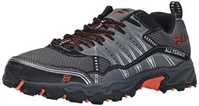 Fila At Tractile Running Shoe Pewterblackvibrant Orange 11.5 M US