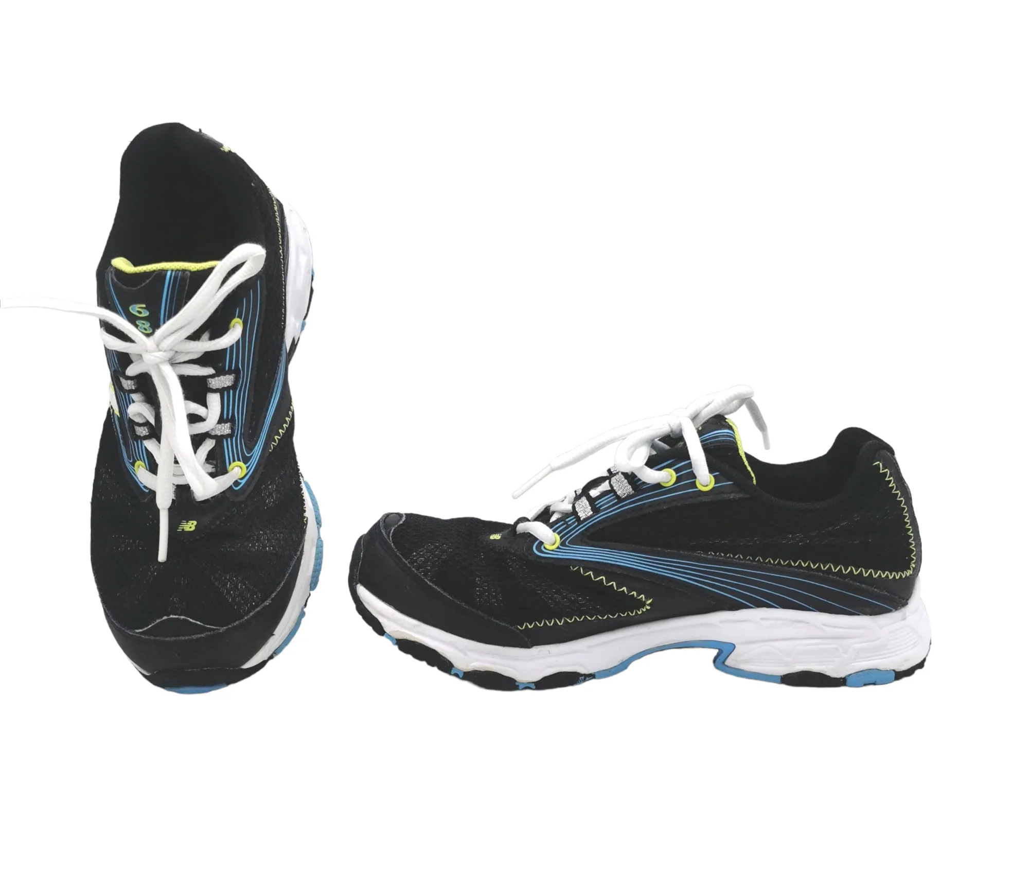 GIRL SIZE 3 YOUTH - NEW BALANCE Kids Running Shoes EUC B12