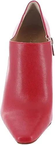 Jessica Simpson Pumps Womens Carolie Red Leather High Heeled Stiletto Booties