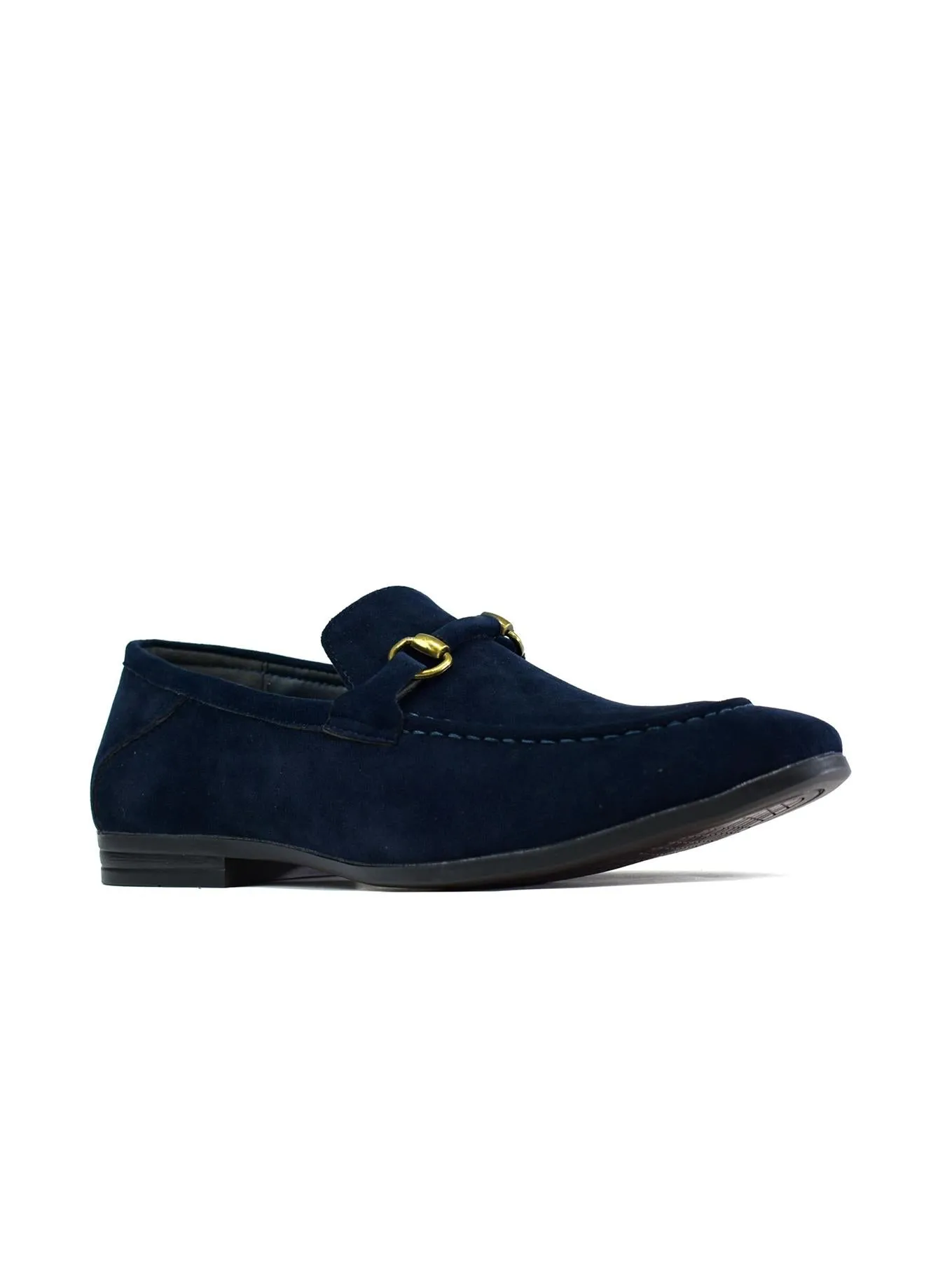 Men's Brass Snaffle Formal Shoes Navy
