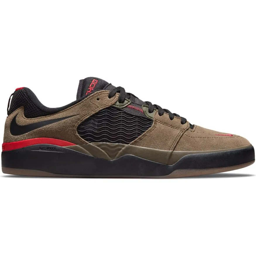 Nike SB Ishod Wair Skateboard Shoe - Light Olive/Black-Light Olive