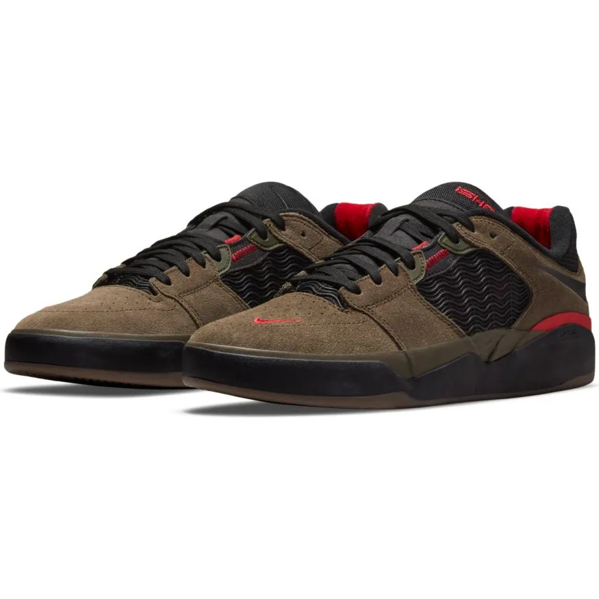 Nike SB Ishod Wair Skateboard Shoe - Light Olive/Black-Light Olive