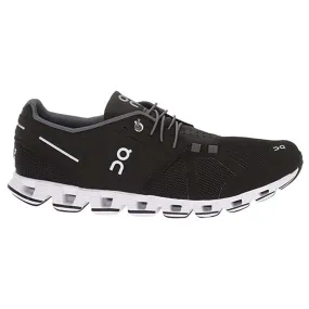 On Cloud Black White Men's Mesh Running Shoes
