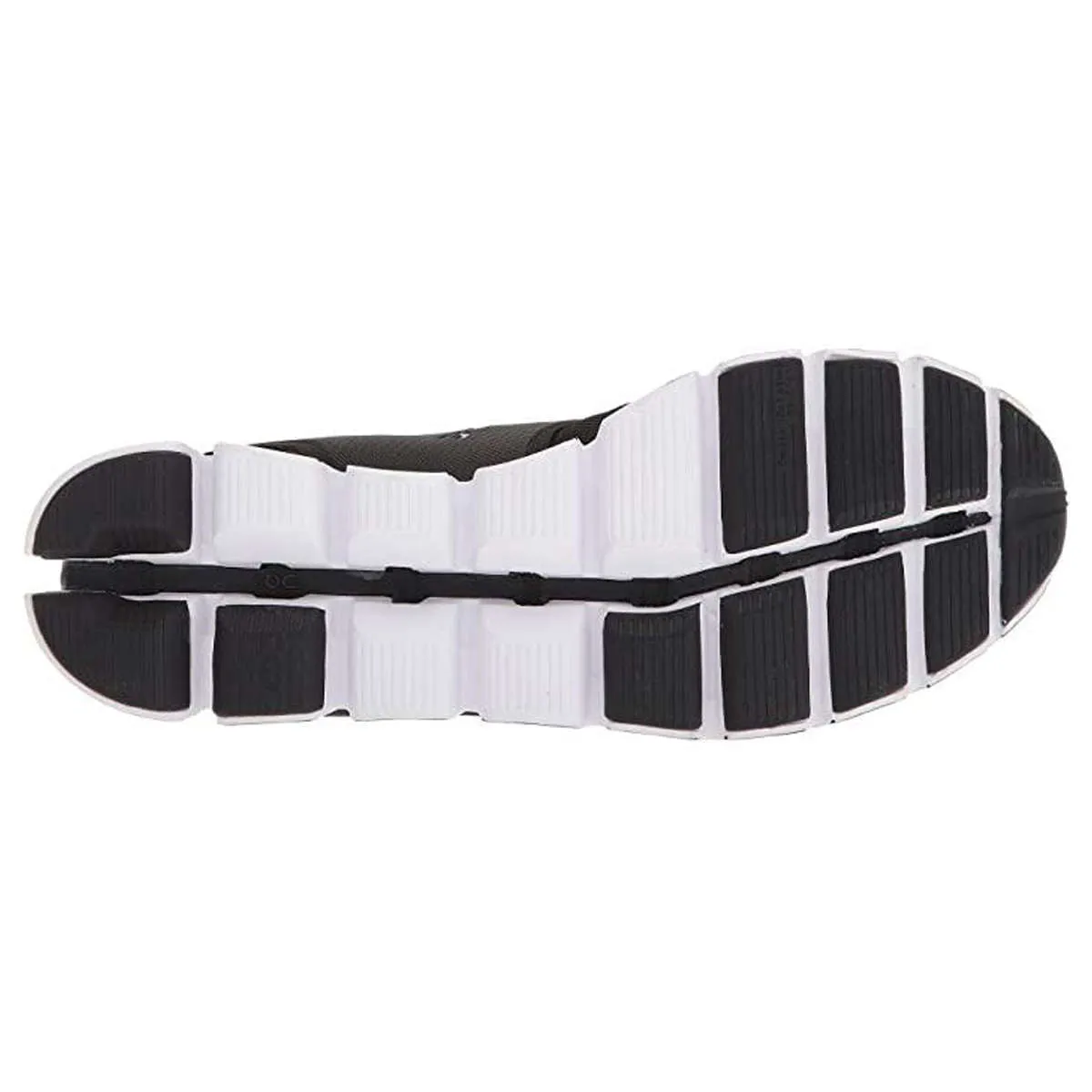 On Cloud Black White Men's Mesh Running Shoes