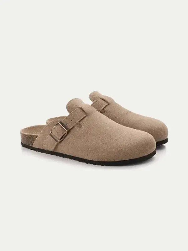 "OLD MONEY" - SUEDE CLOGS